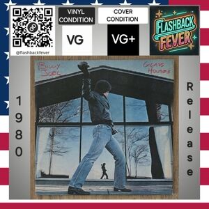 BILLY JOEL•Glass Houses•1980 US (#FC 36384)•Carrollton Pressing